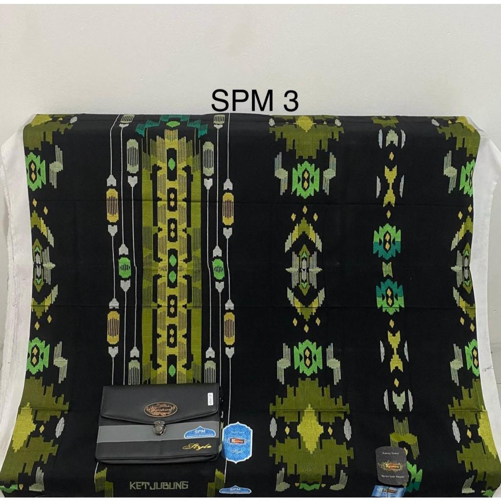 SARUNG KETJUBUNG RED GOLD SJP / SCP / SGD JAHIT TENGAH