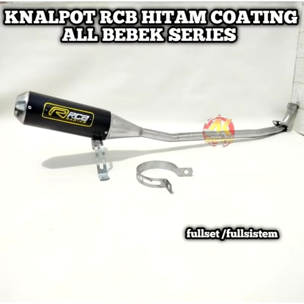 Knalpot racing rcb supra vega kharisma revo jupiter smash blade astrea grand shogun