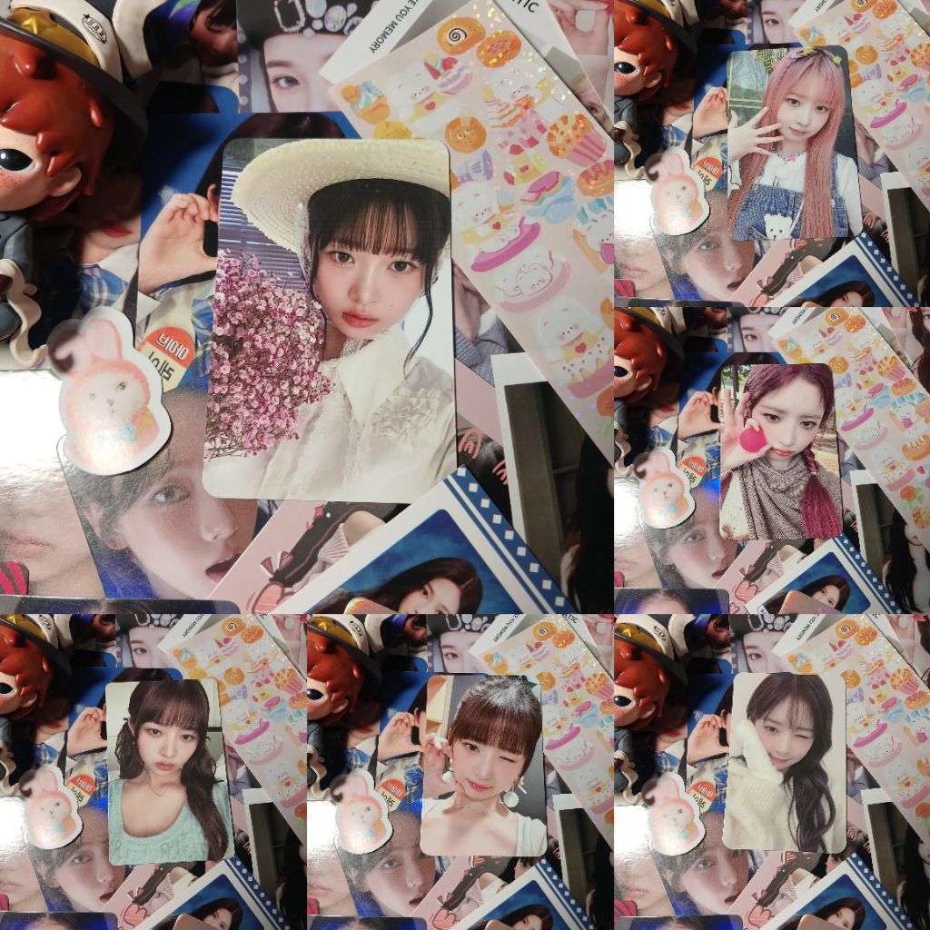 [BACA DESC] PHOTOCARD PC OFFICIAL AAB REI IVE. REI NAMIL PIYAMA, REI PINK HAIR, REI MAKESTAR, REI CU