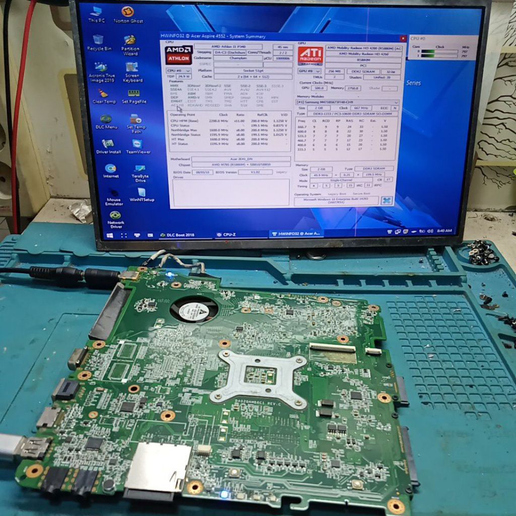 Motherboard ACER Aspire 4552 4738 4738z 4738g  4250 4252 4253 AMD Athlon VGA
