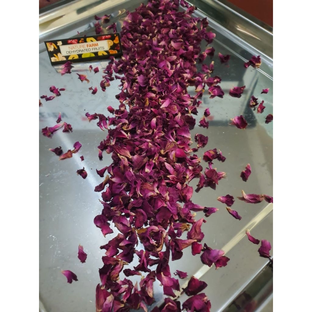 

Nature Farm Premium Dried Rose Petals kelopak kecil - Teh kelopak Bunga Mawar kering tea - spa - garnish - resin