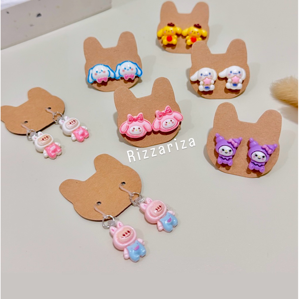 Anting Anak |Anting Plastik| Anting Karakter | Anting anak perempuan| Anting Hijab Anak