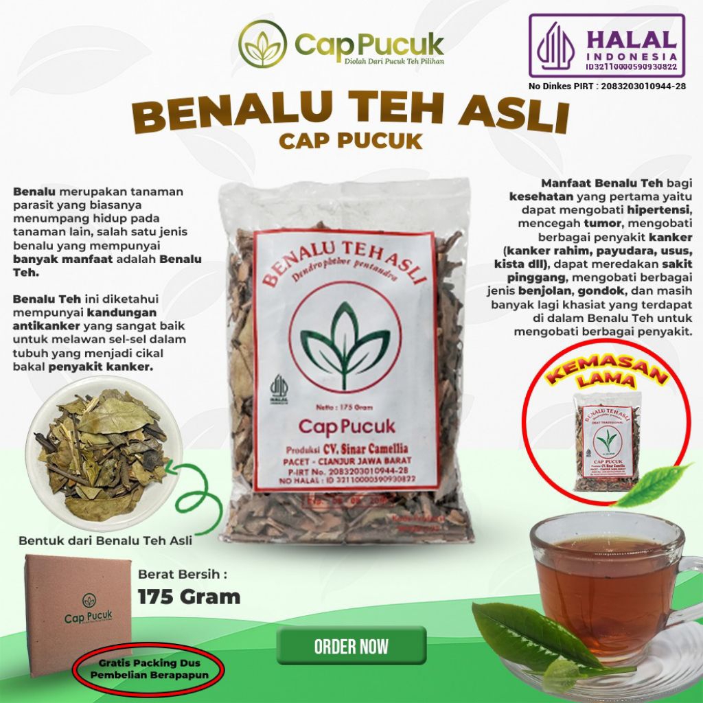 

BENALU TEH ASLI CAP PUCUK