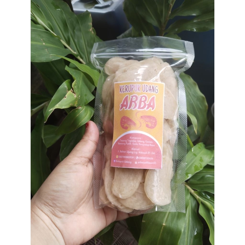 

200 g Kerupuk Udang Mentah /Cemilan Udang /Snack Udang