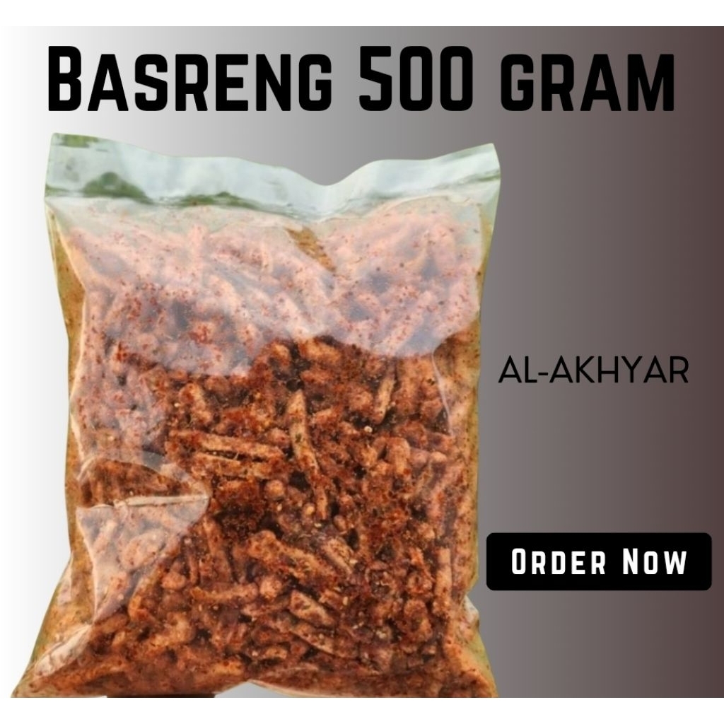 

Basreng Pedas Daun Jeruk 500gram Cemilan Makanan Snack