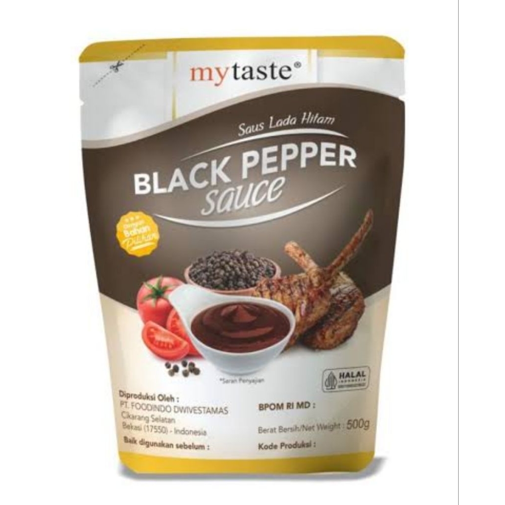 

My Taste Sauce Black Pepper 500 gram