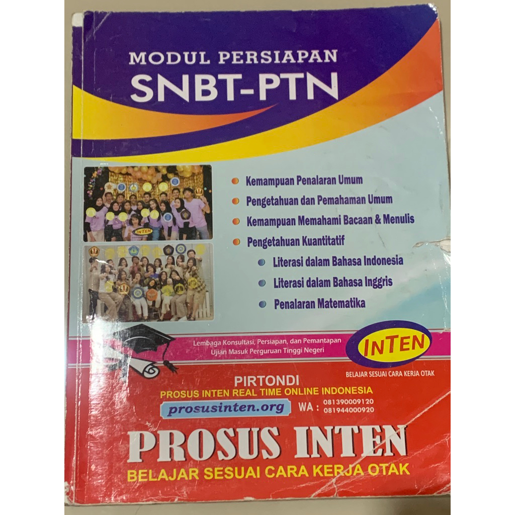 preloved modul inten snbt