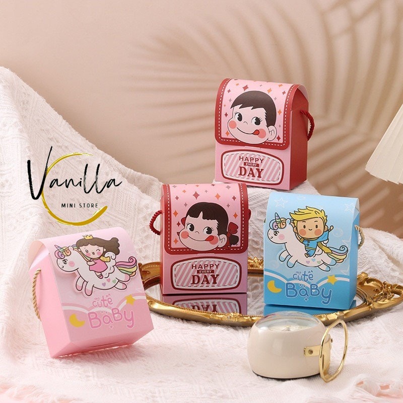 

Goodie Bag Ulang Tahun Anak Motif Kartun Tas Bingkisan Hadiah Hampers Kotak Souvenir Kantong Kado