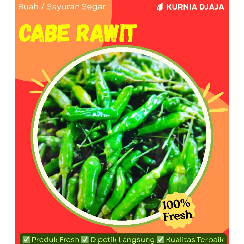 

Cabai Rawit Hijau Segar 250gr / Cabai Rawit Kualitas terbaik / Cabe Rawit segar