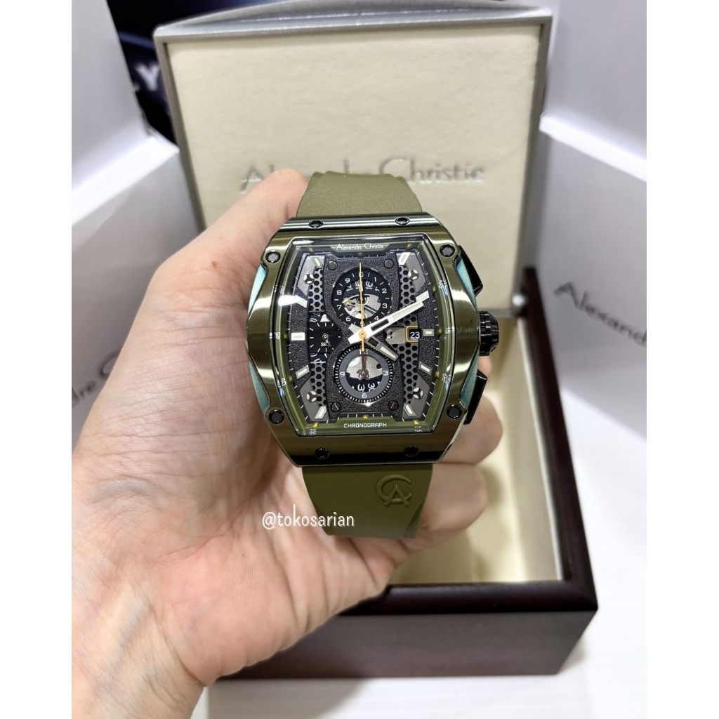Alexandre Christie AC 6608 MC Original Bergaransi Jam Tangan Pria Sport