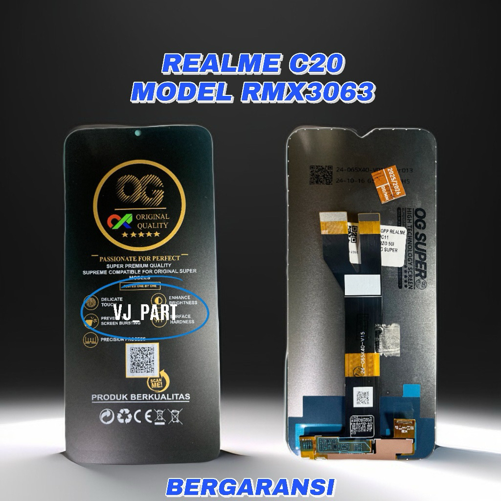 Lcd Touchsreen Ts Fulset Realme C20 Model RMX3063