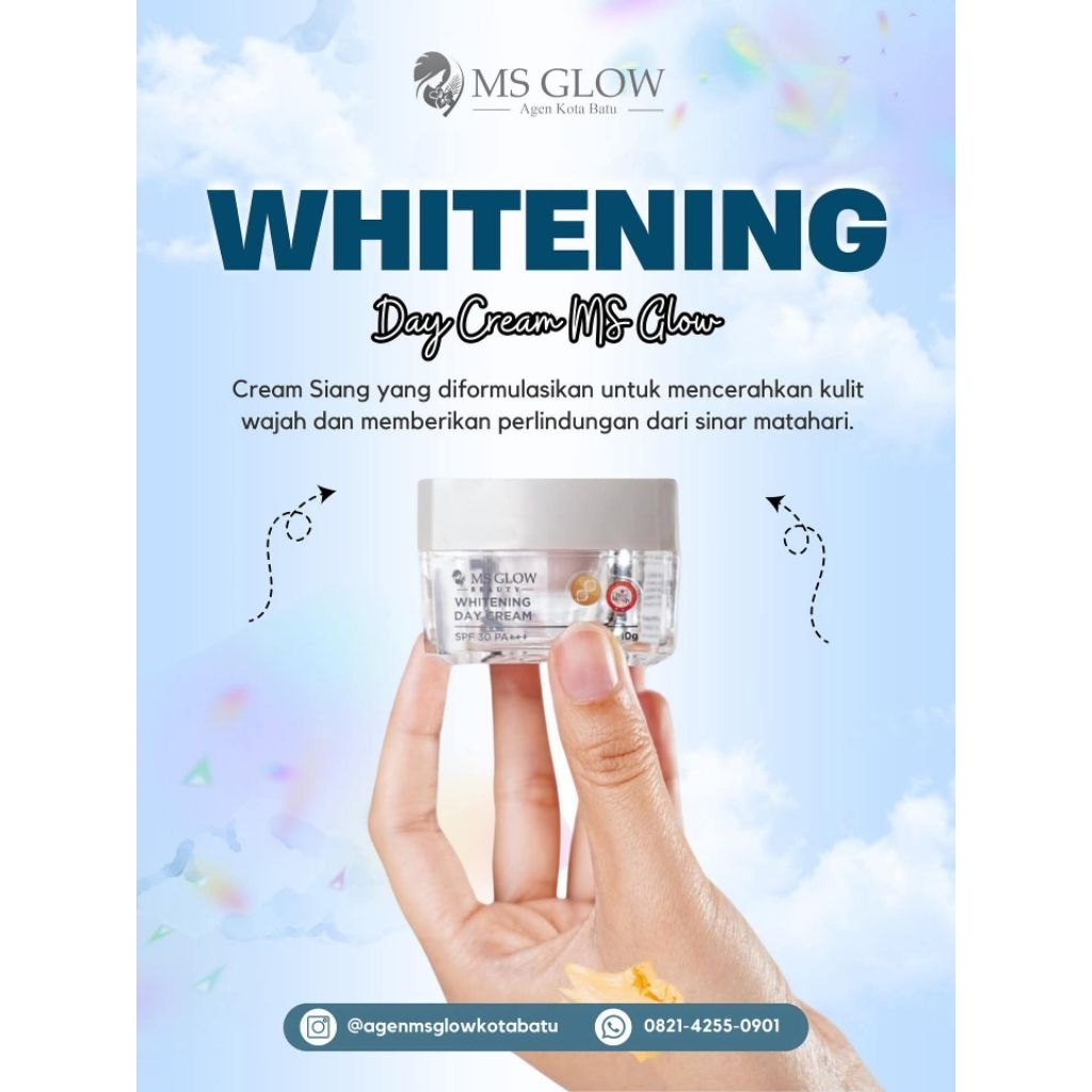 MS GLOW ECER DAY KRIM/ KRIM SIANG