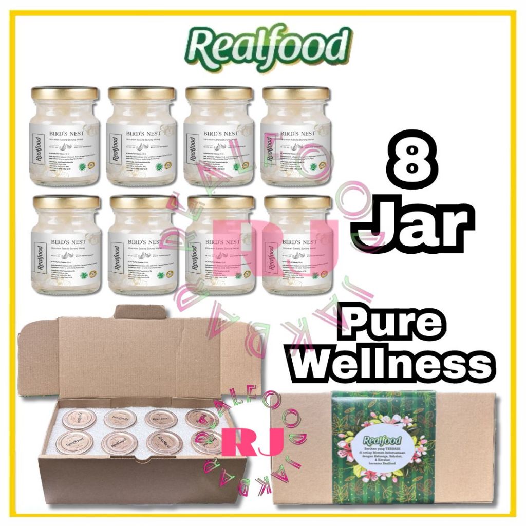 

Realfood Pure Wellness 8 Jar ( Minuman sarang burung walet )