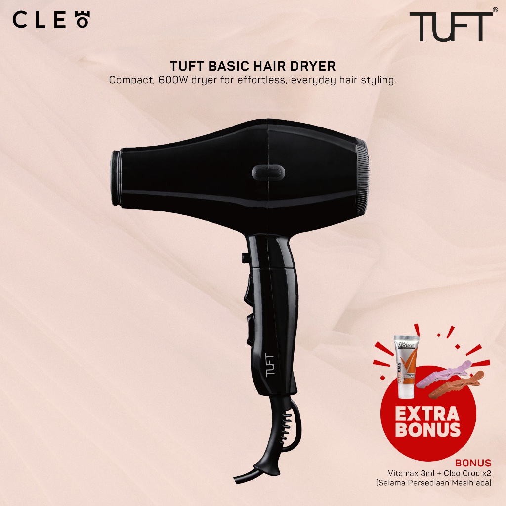 TUFT BASIC Hair Dryer 600w 8701 / Hair Dryer 600W