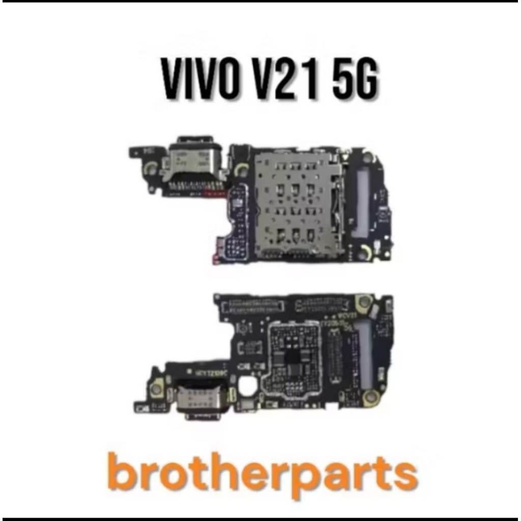 Papan cas Vivo V21 5G original plus ic