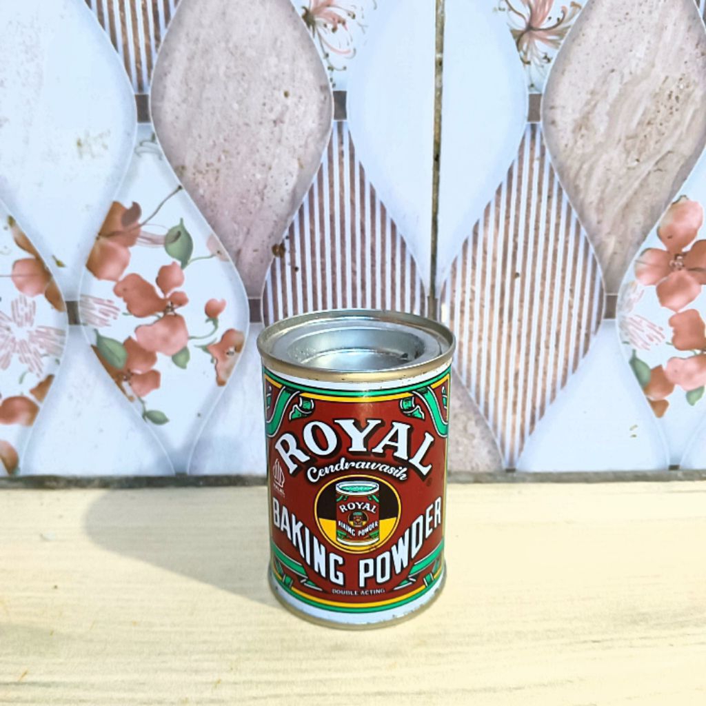 

Royal Baking powder Doble Acting Kaleng 100gr/Baking Royal Kaleng 100gr