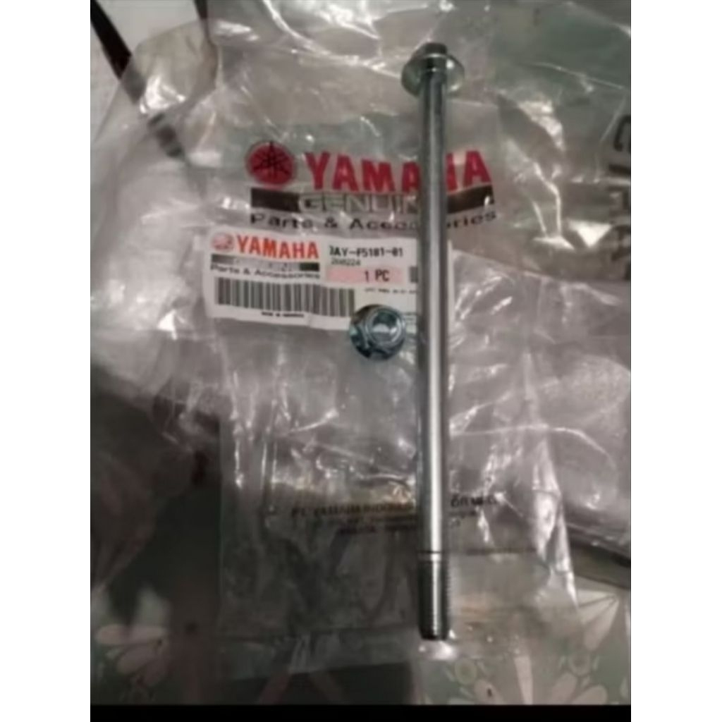 as dan mur roda depan Jupiter mx old mx new 135 sepasang
