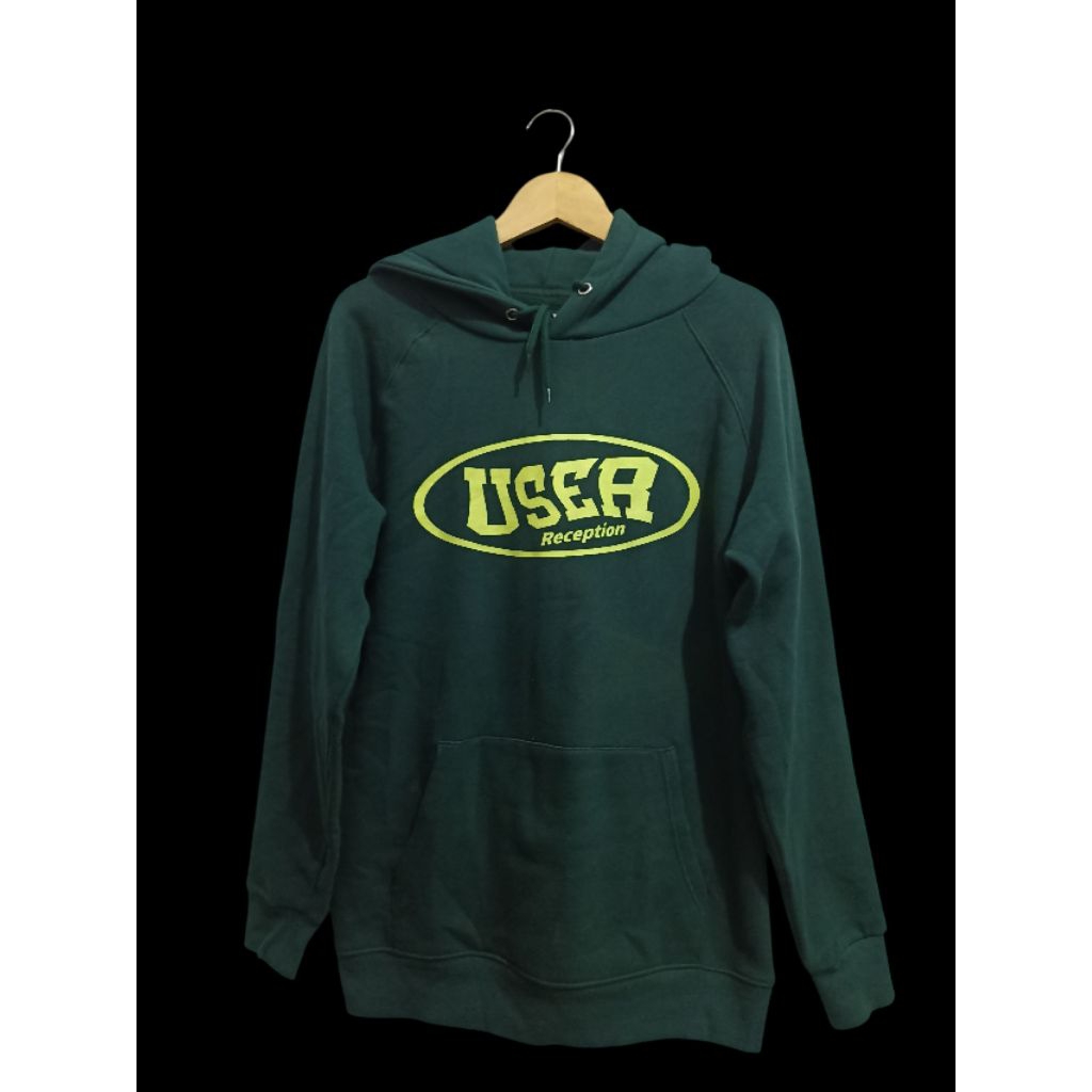 preloved hoodie acover hijau size XL