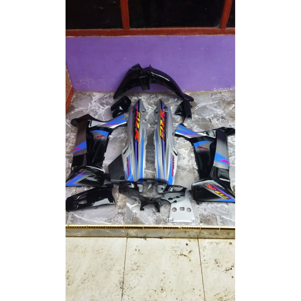 fullset body halus fizr silver hitam 2003 body fizr fullset