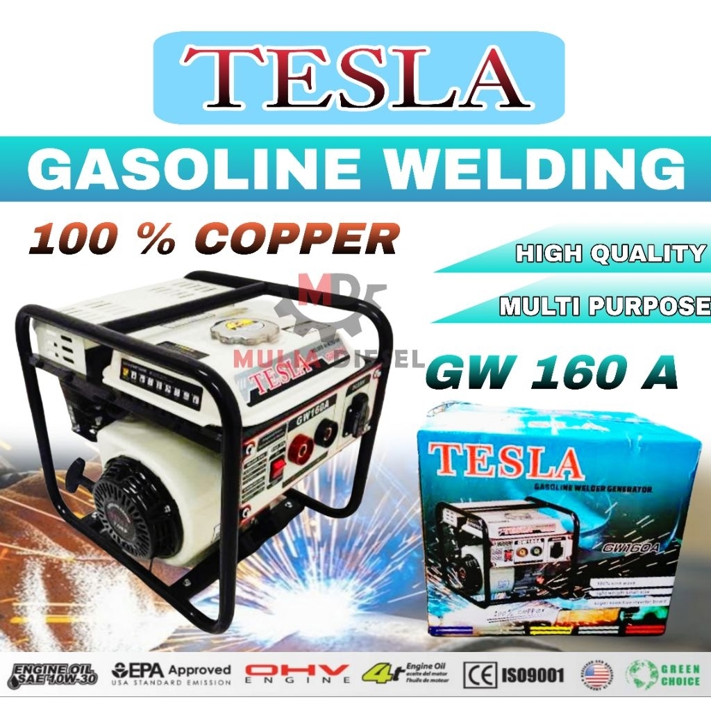 Generator Genset Welding Las Tesla GW160 A GW 160
