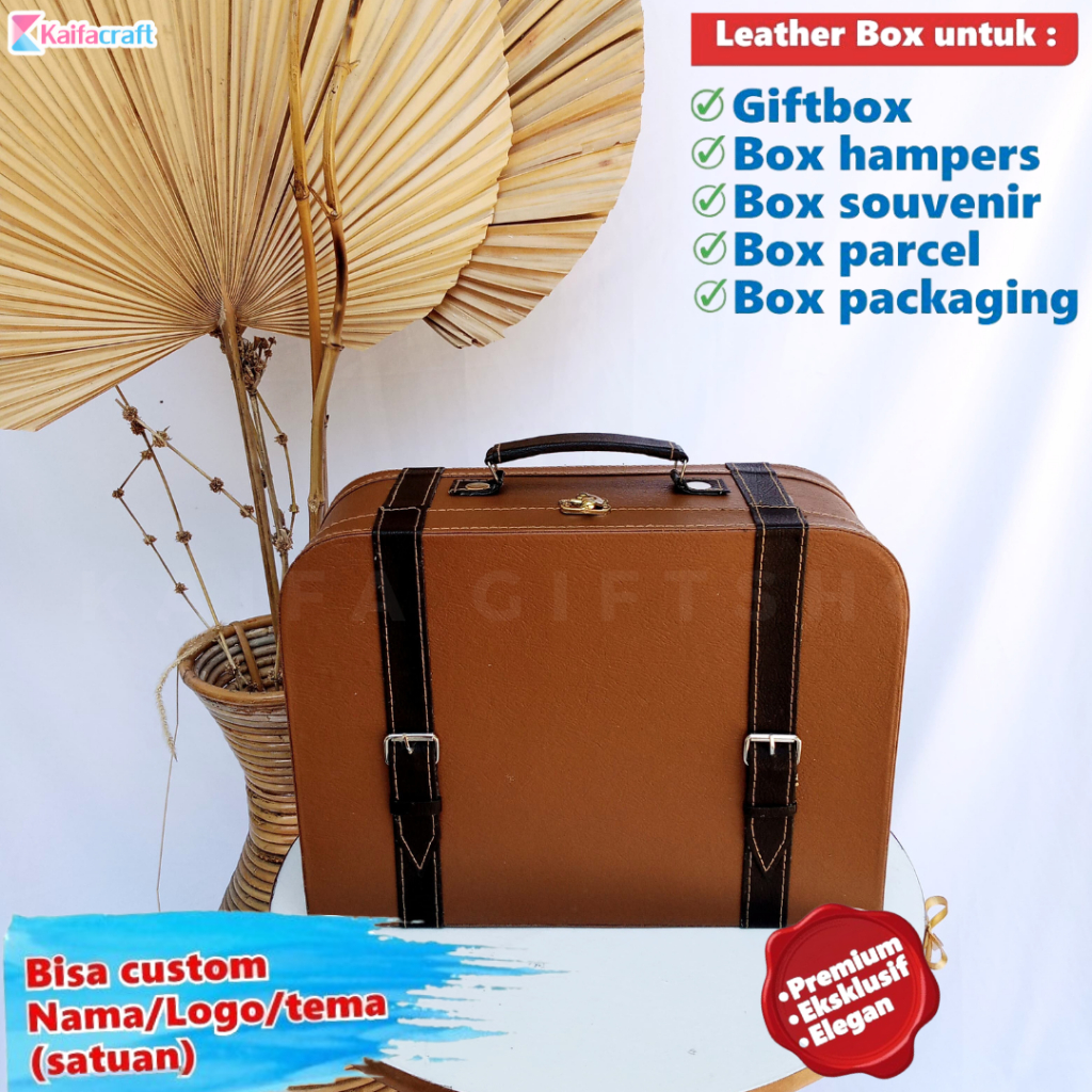 

Vintage Storage Box Multifungsi | Kotak Kado Eksklusif | Box Hampers Model Koper D List