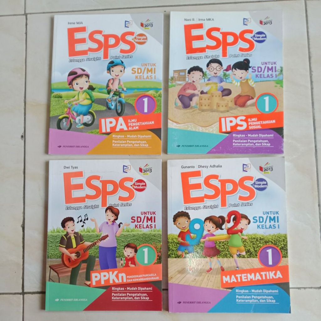 Esps Ipa/ilmu pengetahuan Alam. ips/ilmu pengetahuan Sosial. ppkn. Matematika Kelas 1 sd