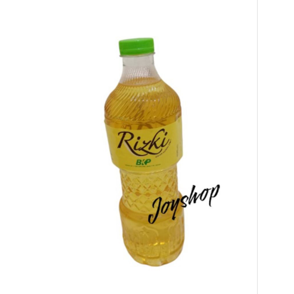 

minyak goreng / minyak sayur rizki / botol