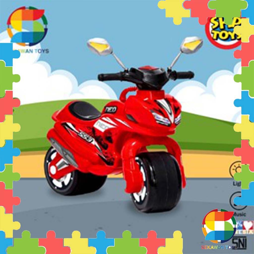 (BISA COD) MOTOR DI NAIKI / RIDE ON / Mainan Anak Motor Balap /Mainan Motor Motoran Bisa Dinaiki SHP