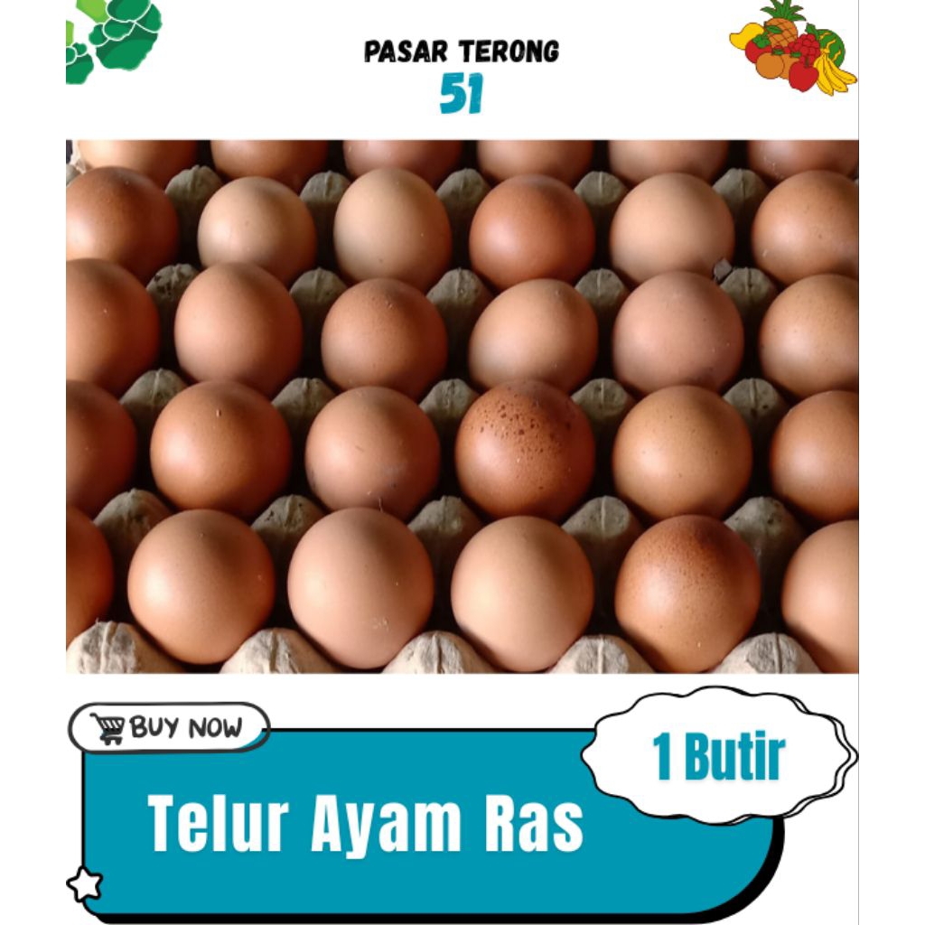 

Telur Ayam Ras Makassar 2.500/Butir