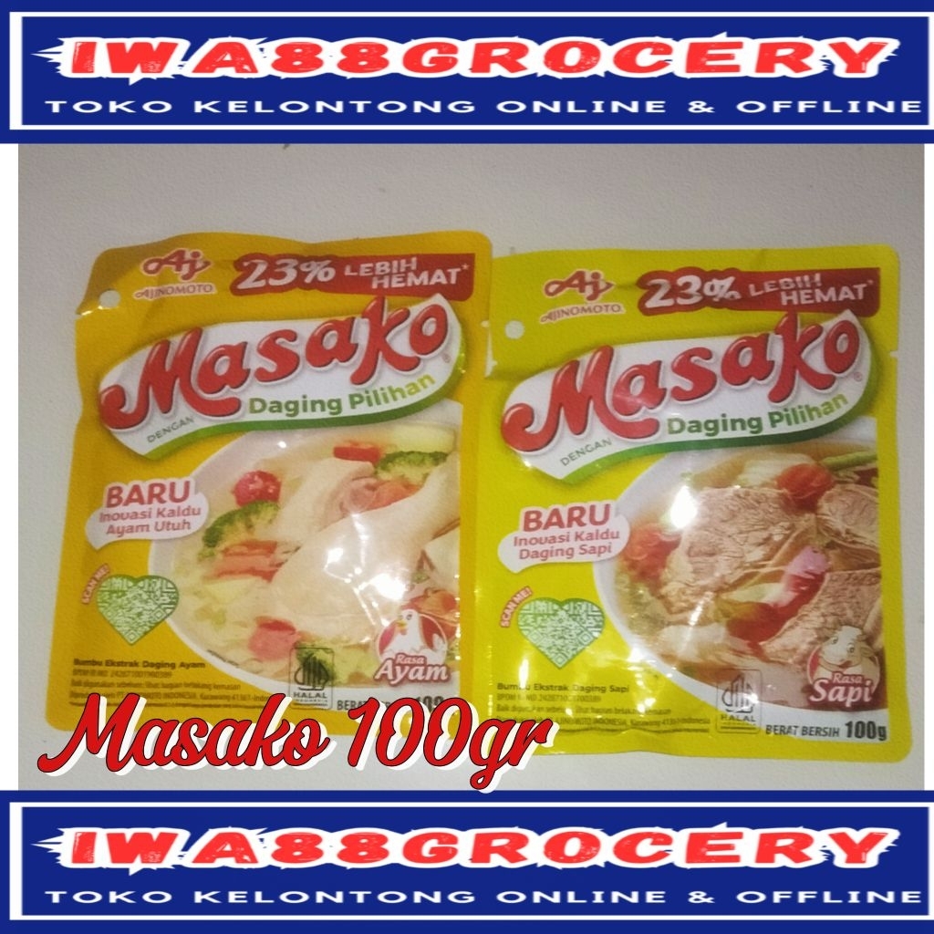 

masako bumbu penedap rasa 100gr