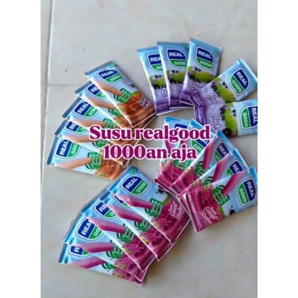

MURAH BANGET !! SUSU UHT REALGOOD 1 Pack isi 10pcs