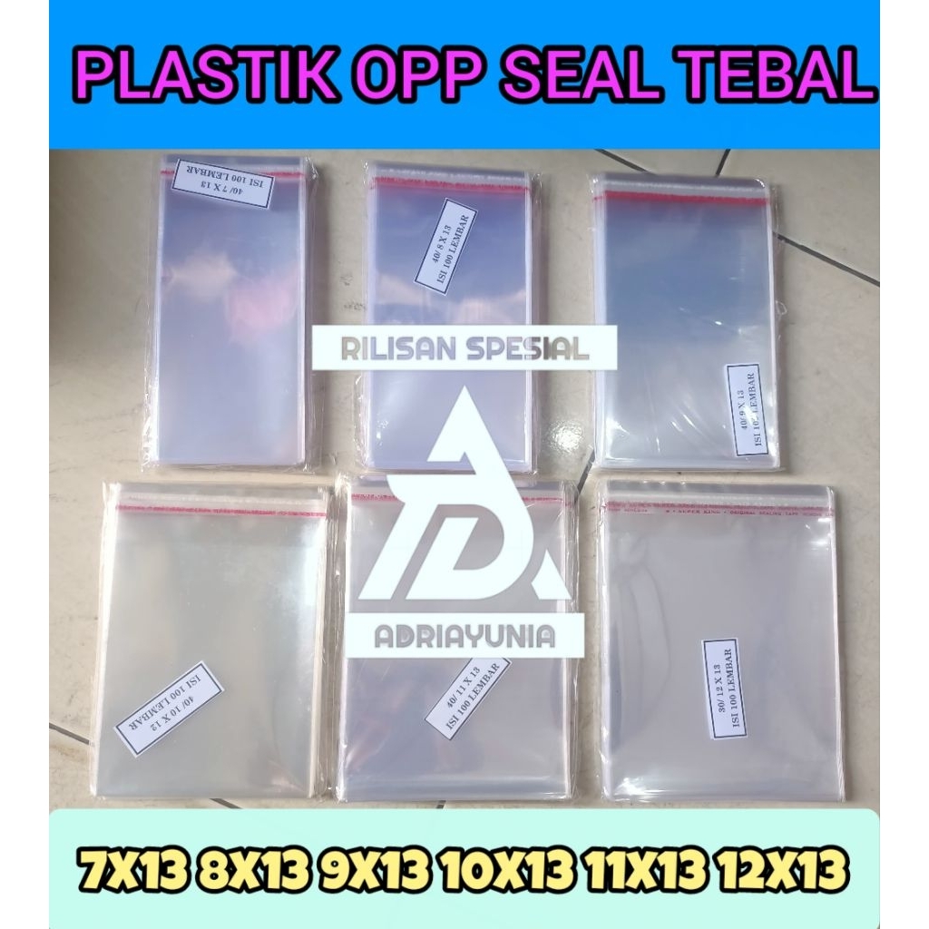 Plastik Opp 7x13 8x13 9x13 10x13 11x13 12x13 Kue - Bolu Kukus - Plastik Opp 7 x 13 / 8 x 13 / 9 x 13