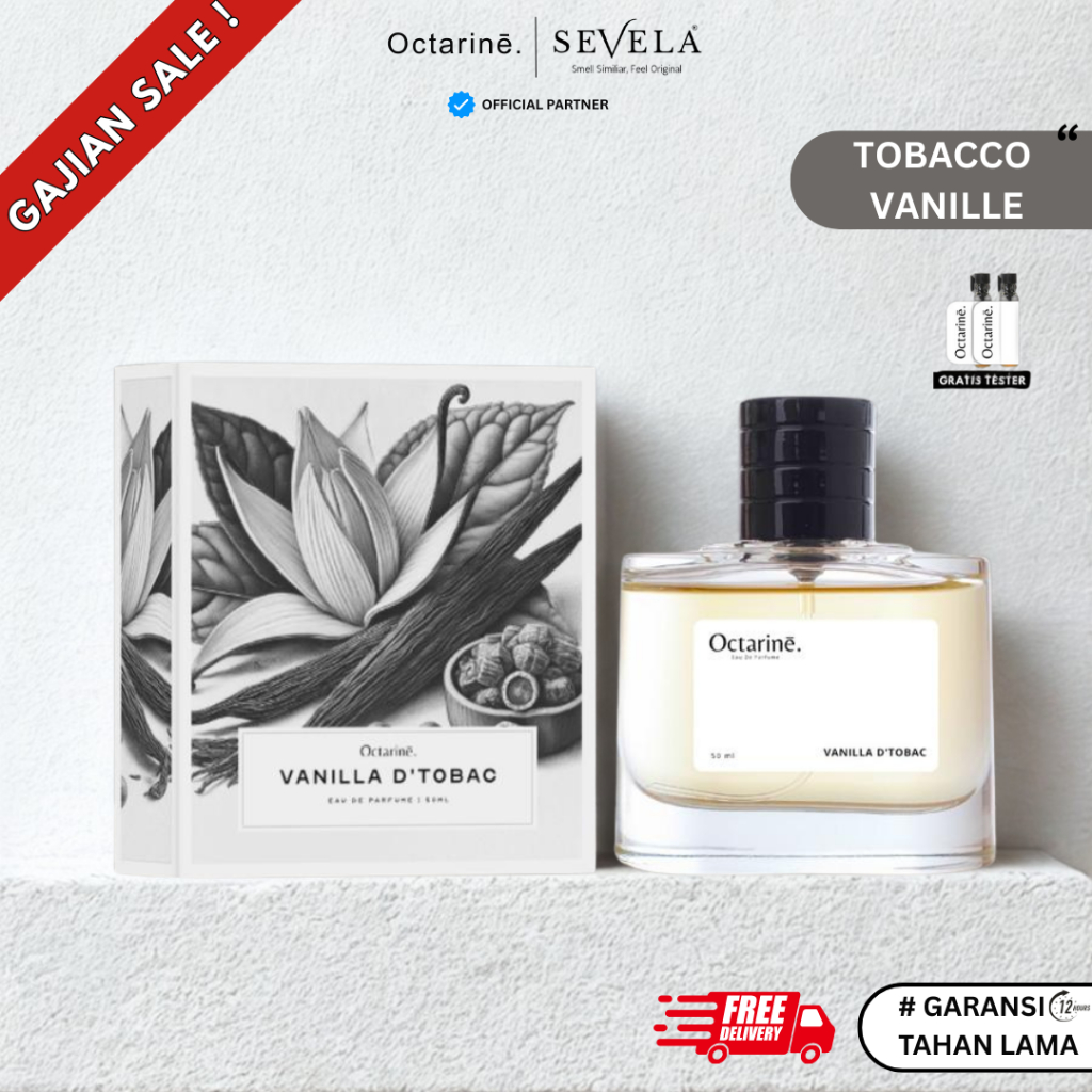 Octarine – Vanille D'Tobaco Parfum EDP Pria Aroma Vanilla Warm Spicy