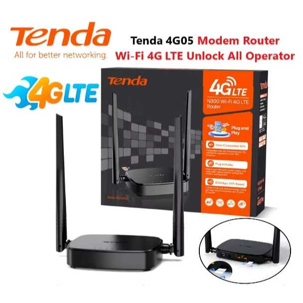 Modem Router TENDA 4G05