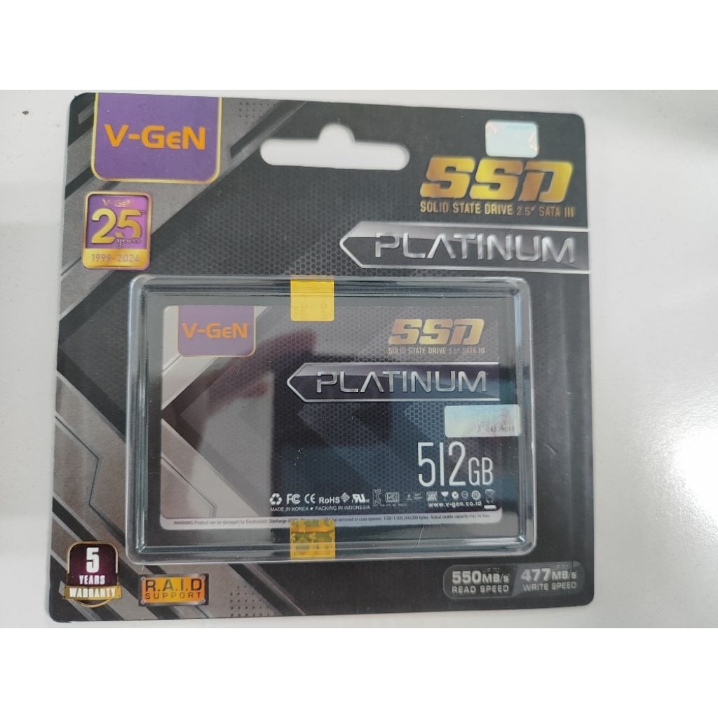 SSD Sata 512 Gb V gen Platinum