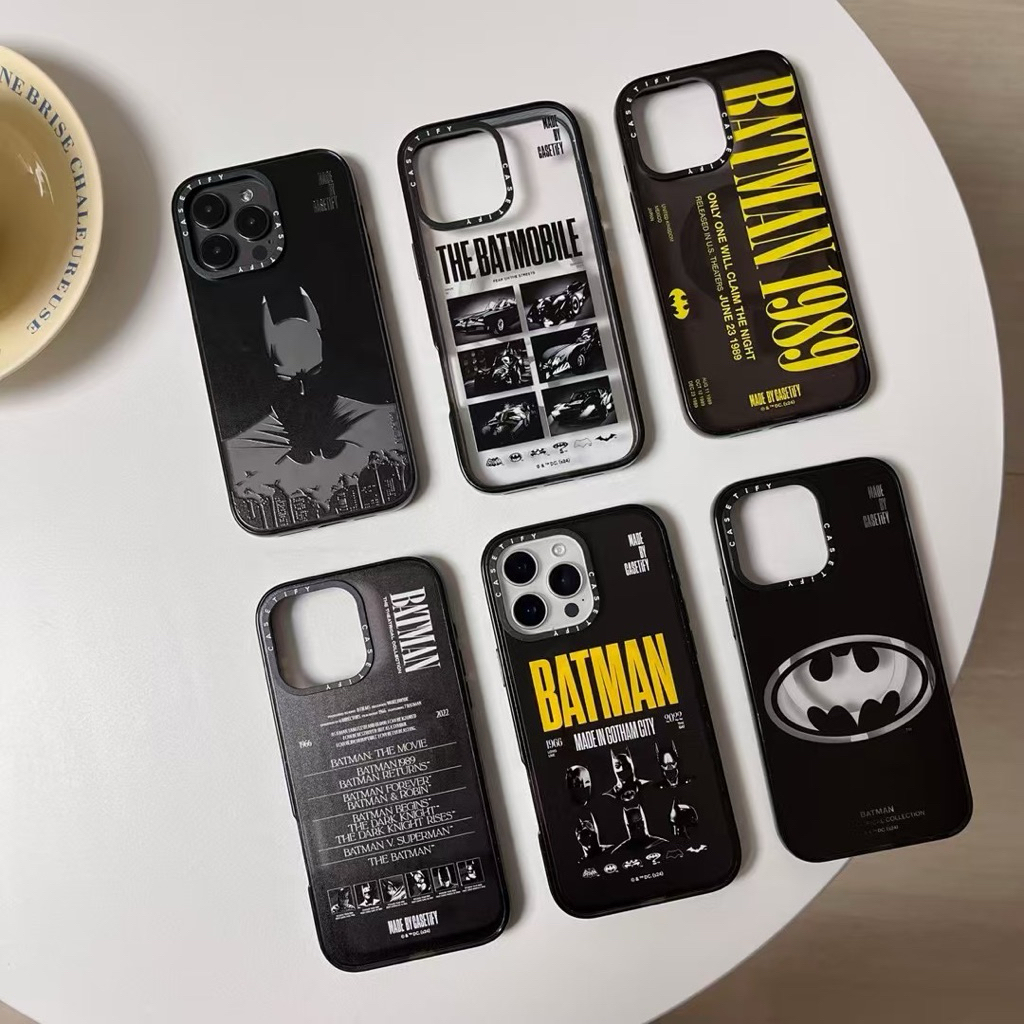 Case Iphone Casetify Acrylic Full Print Batman 1989 Ori Magsafe Magnetic Cute Lucu Imut Hp Full Cove