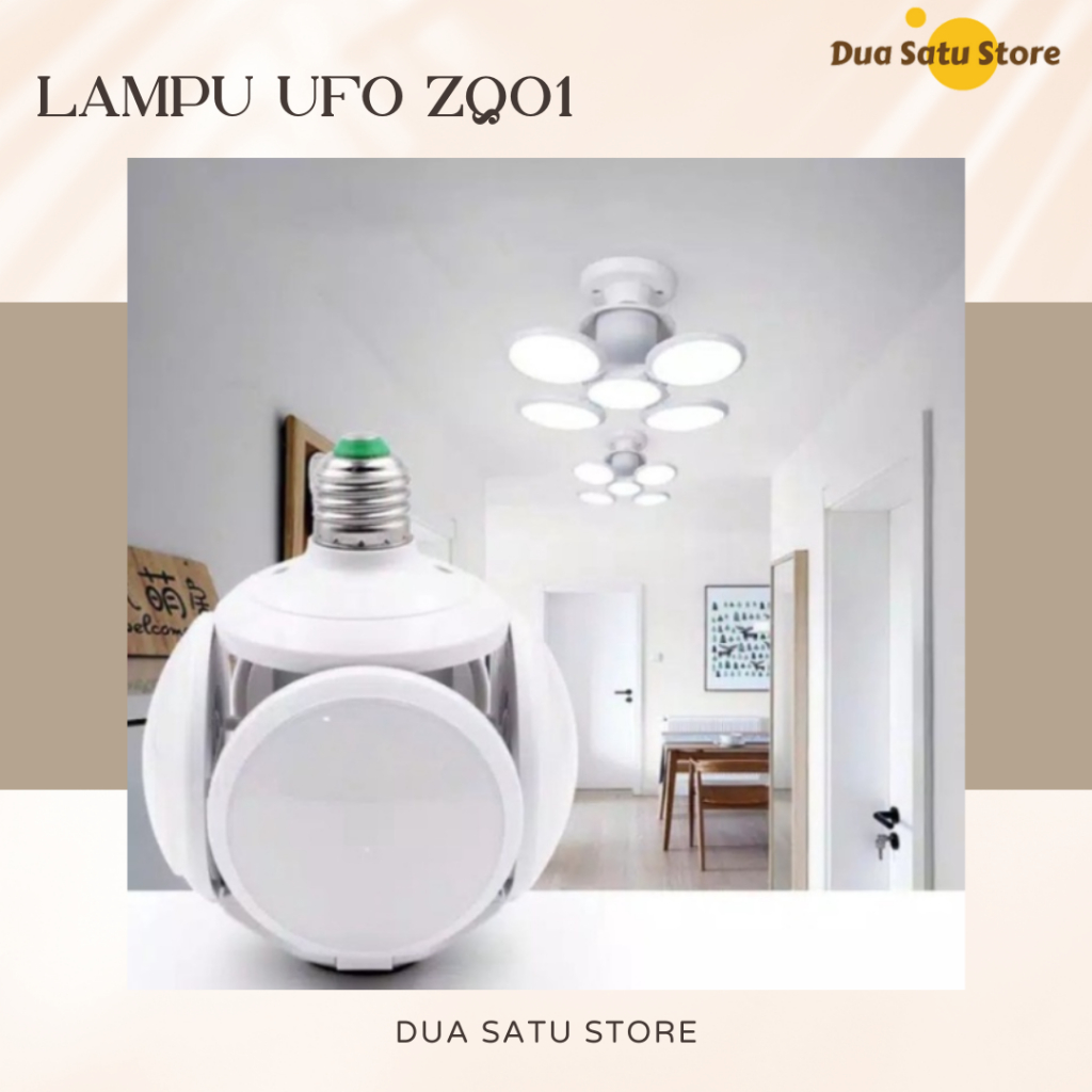 Lampu Bohlam LED Bentuk UFO 30 Watt ZQ01