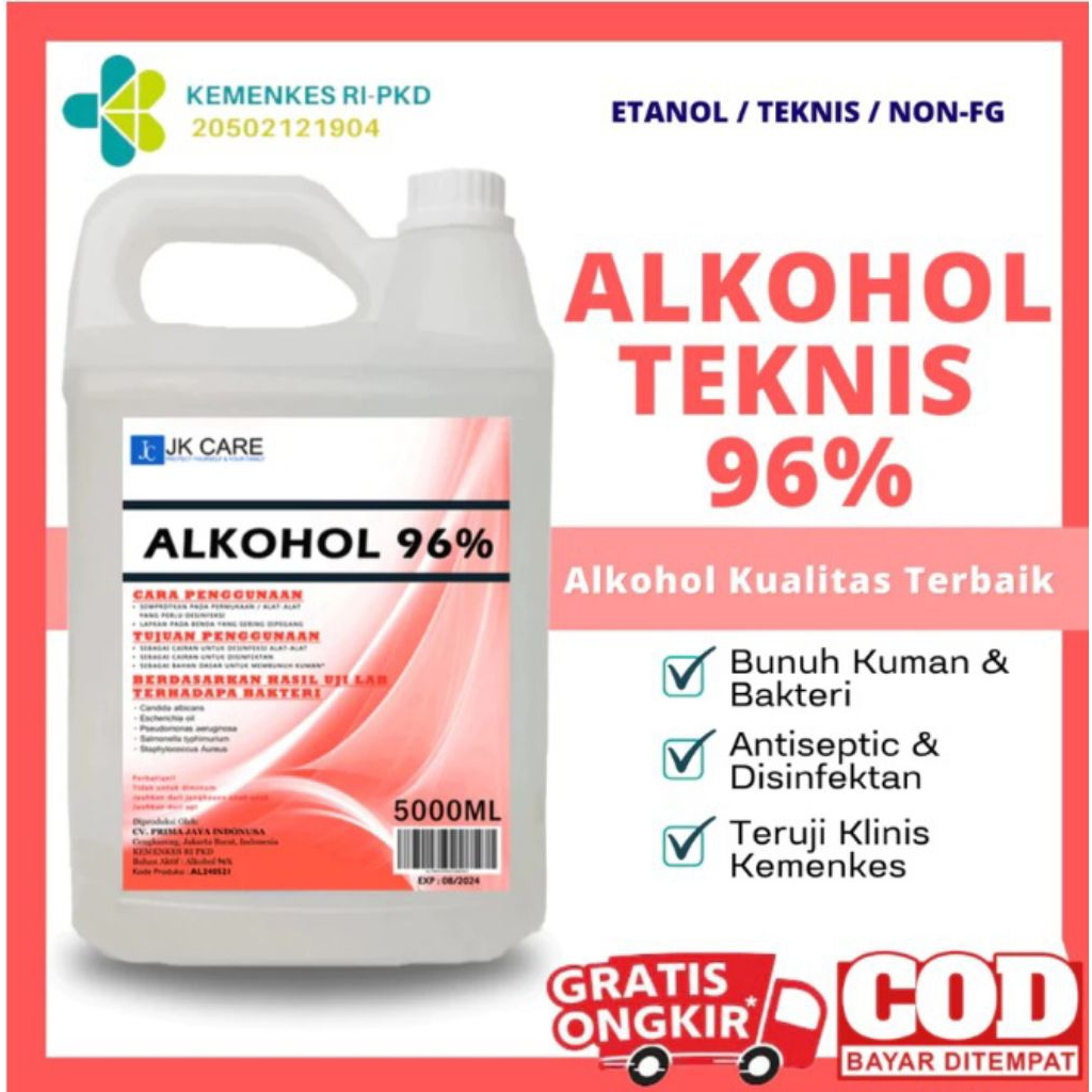Alkohol/Ethanol 96% non food grade