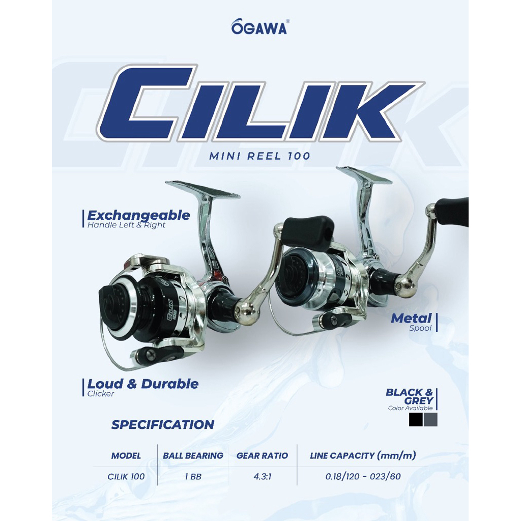 Reel mini Ogawa Cilik 100