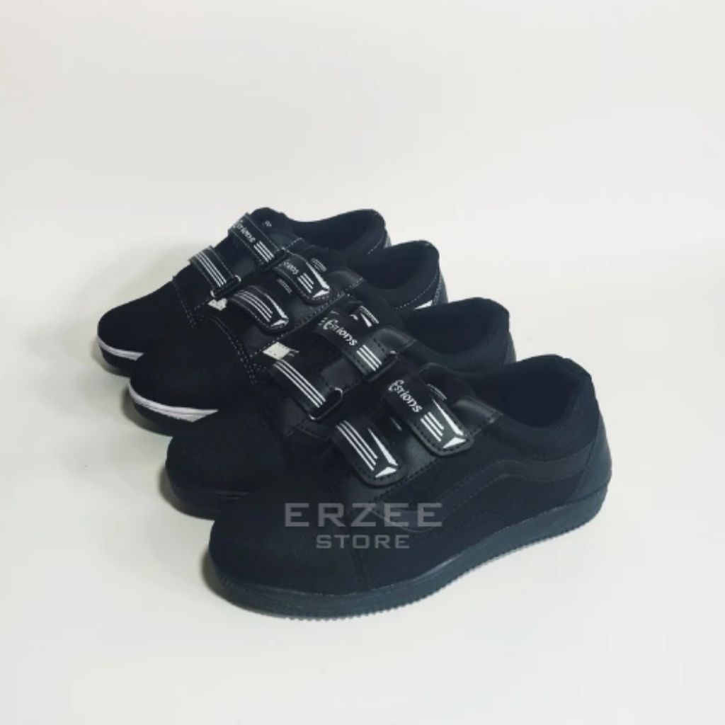 SEPATU SEKOLAH ANAK CEWEK COWOK TANPA TALI
