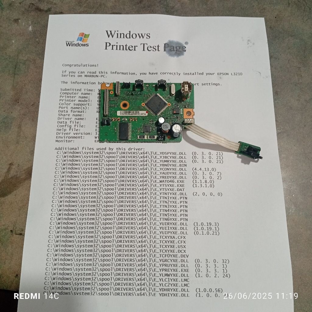 Mainboard epson l120 Second