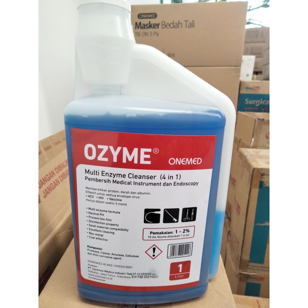 Ozyme Onemed Biru(Multi Enzim) 5liter,1liter