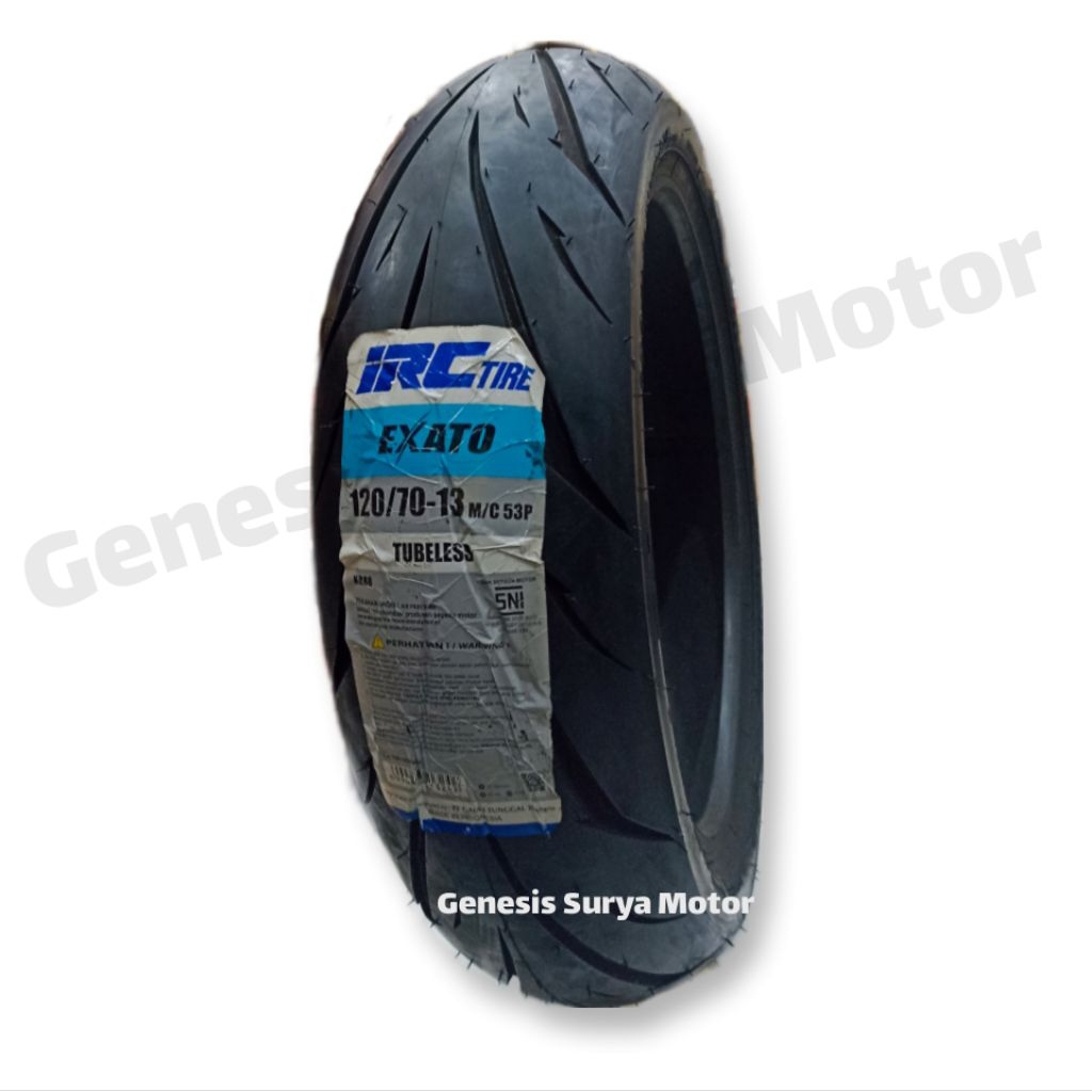 Ban Luar Tubeless 120/70-13 IRC Exato NMAX Depan Up size