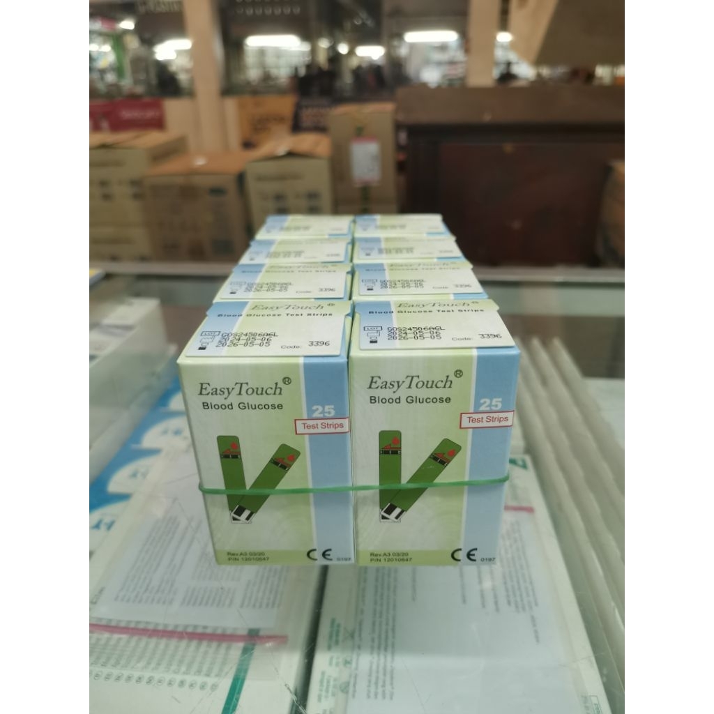 PROMO easy touch gula darah isi 25stik /cek gds easy touch