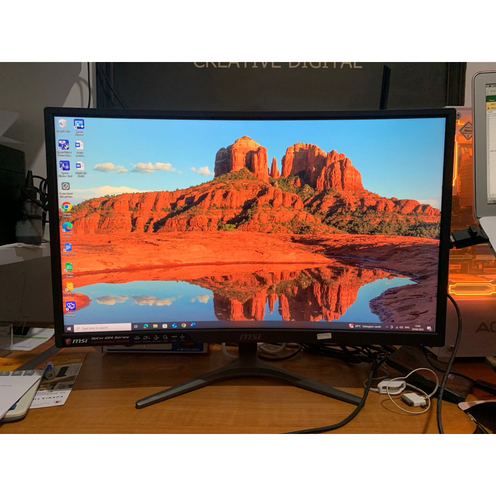 MONITOR MSI CURVED G24 OPTIX