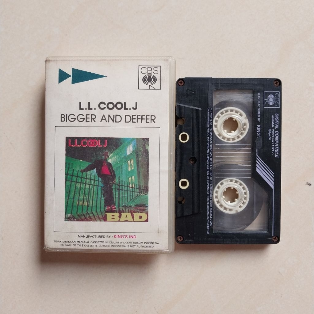 KASET LL COOL J ALBUM BIGGER AND DEFFER