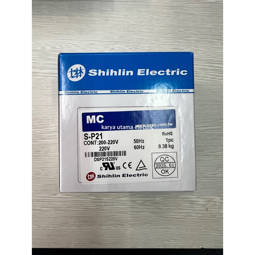 kontaktor contactor shihlin s-p21 32a 220v kontaktor shihlin sp21 32a 220volt