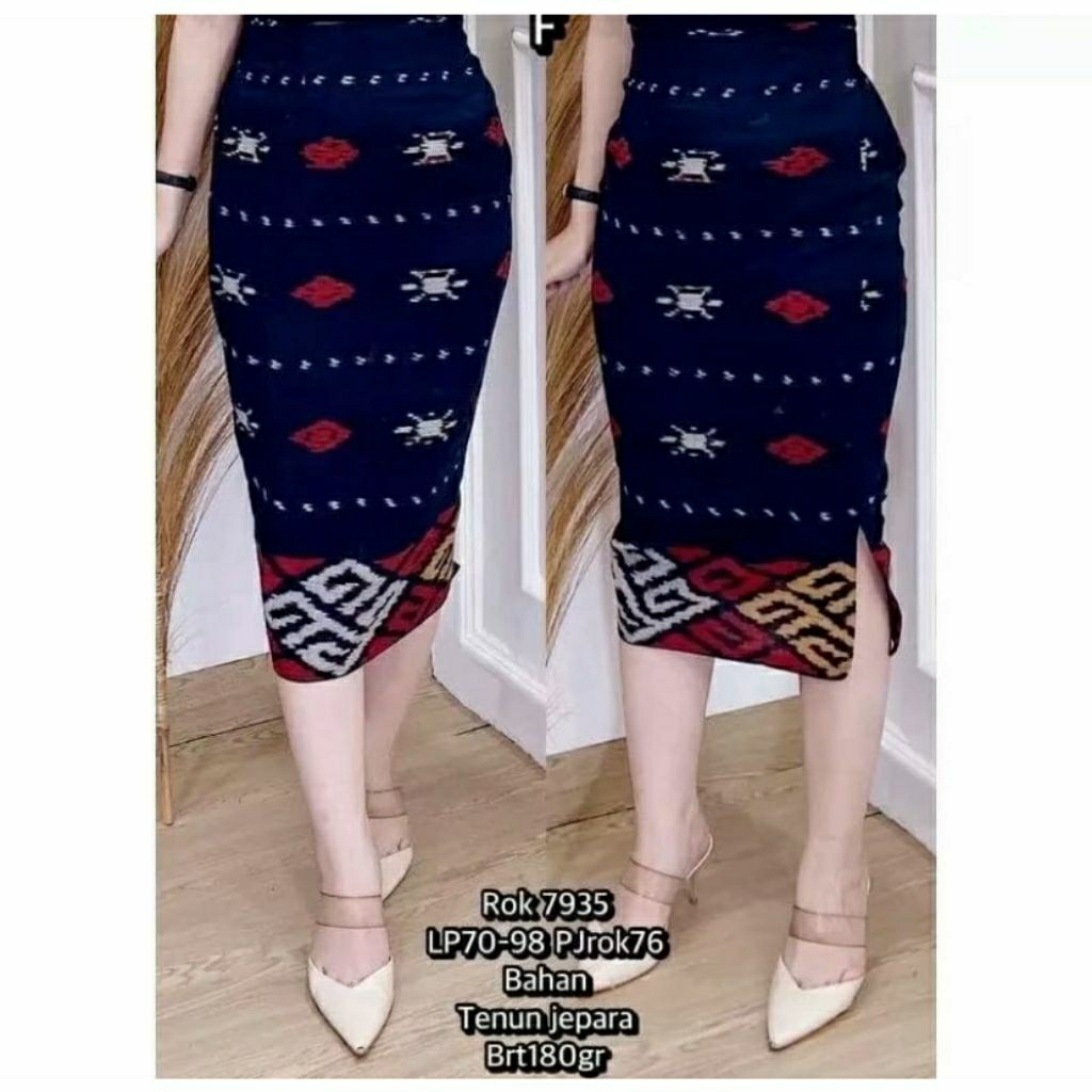 Rok tenun wanita batik tenun rok span wanita rok wanita kantor rok span panjang