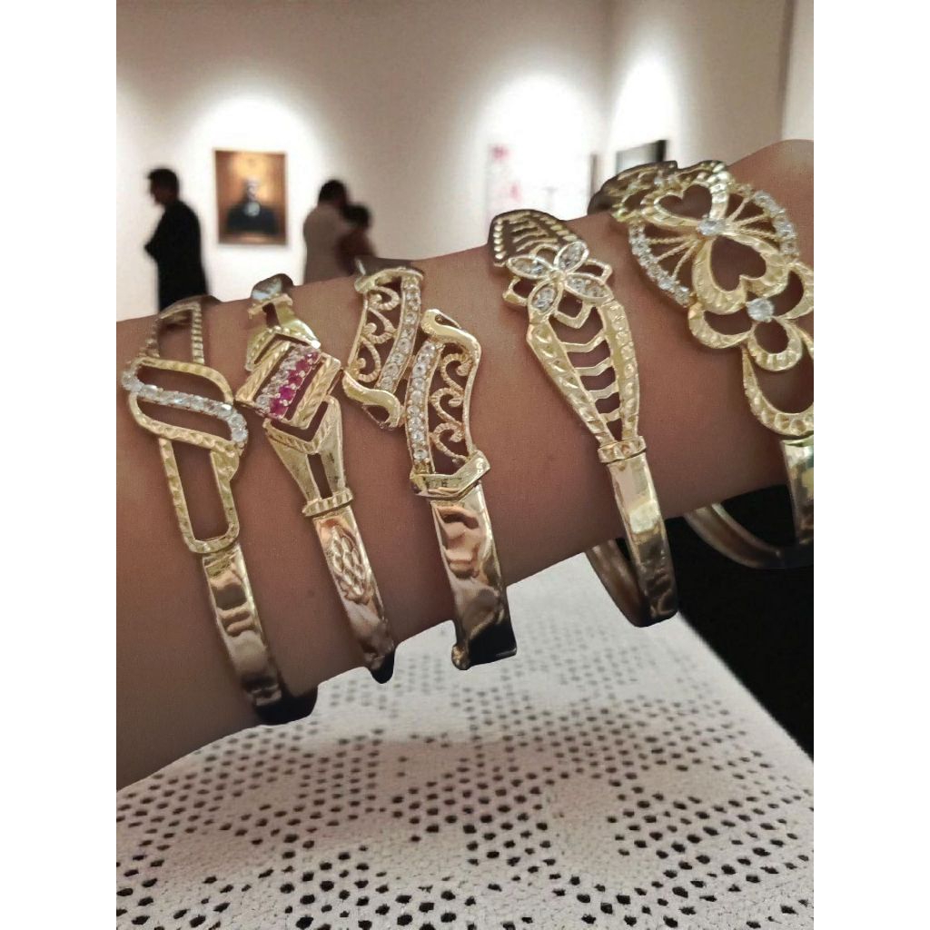 gelang swasa motif permata mirip emas asli terlaris