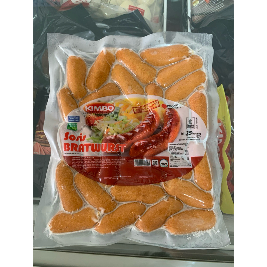 

KIMBO BRATWURST CHICKEN COCKTAIL SOSIS 450GR (HARGA ONLINE)